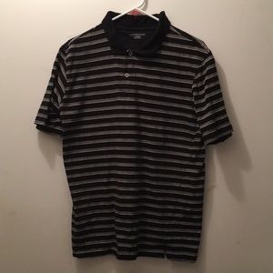 Mens Polo Black and white